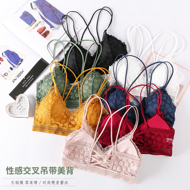 Lace Bralette Set - 3D Quần Lót Không Đường May