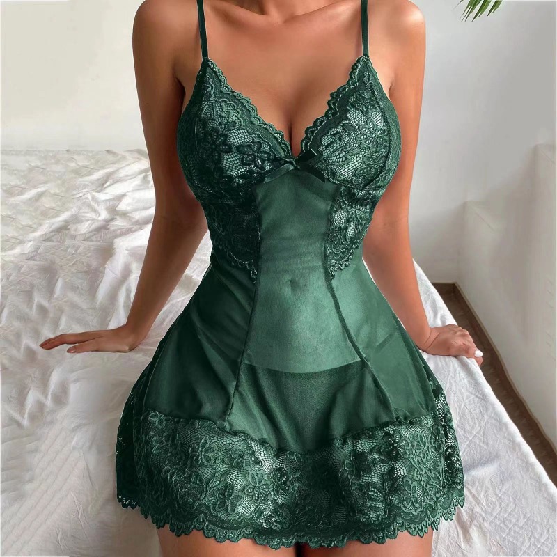 Sensual Lace & Tulle Sleepwear - đánh giá và giá Lace Bralette Set
