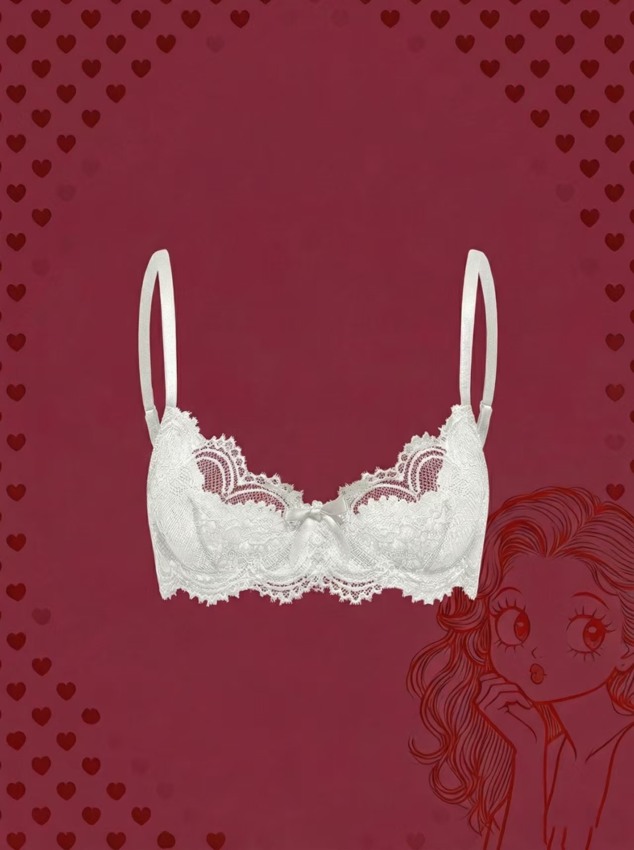 plus size women's bra sexy lac - đánh giá và giá Plunge Bra Push Up