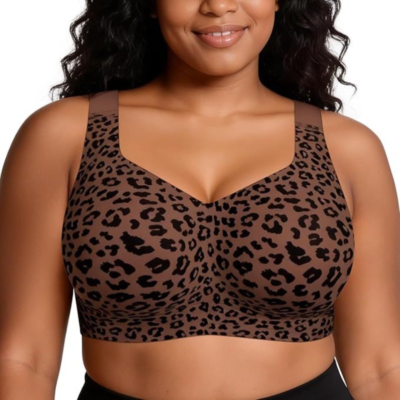 Leopard Jelly Bras No Underwir - đánh giá và giá Plunge Bra Push Up