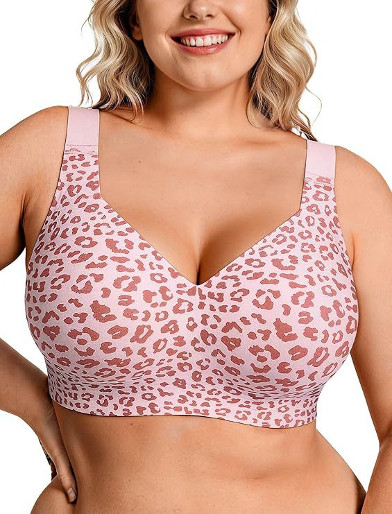 Plus Size Wireless Jelly Bra W - đánh giá và giá Plunge Bra Push Up