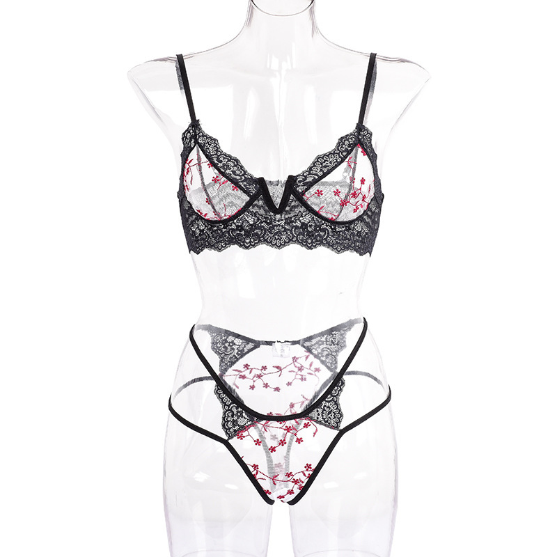 Women Lingerie Set Ultra Thin  - đánh giá và giá Lace Bralette Set