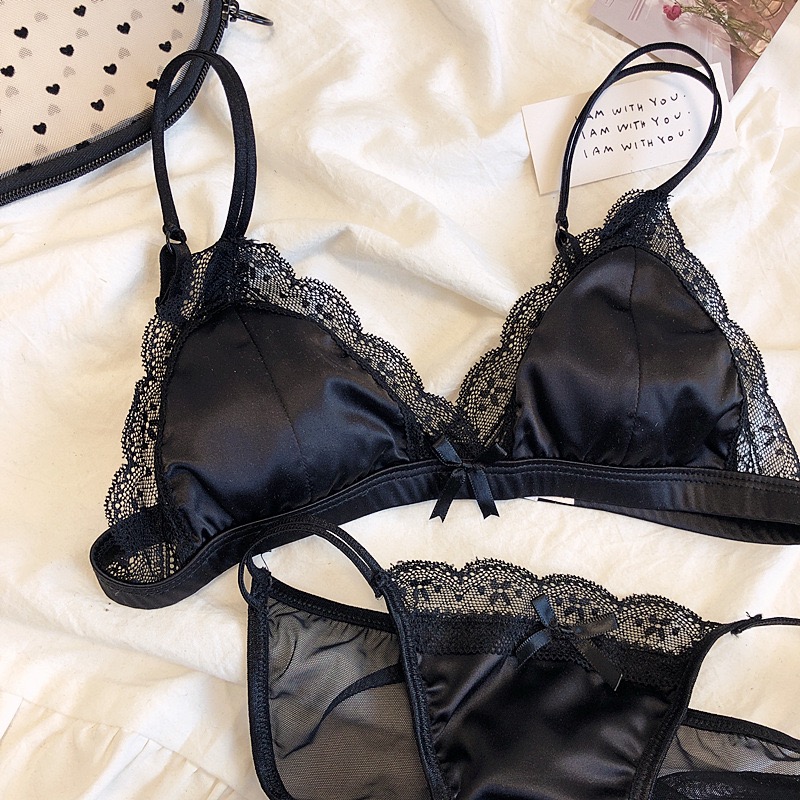 French Sexy Lace Triangle Cup  - đánh giá và giá Cotton Bra Everyday